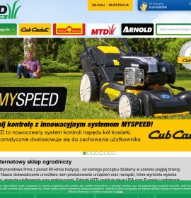 MTD Gartenmarkt polnischer Online-Shop