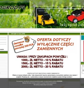 I-ogrod.pl – Teile für Rasenmäher polnischer Online-Shop