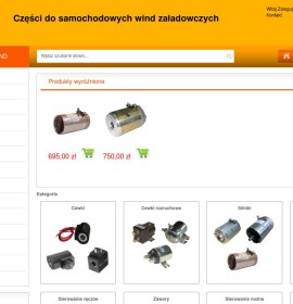 Verkauf von Kfz-Teilen für Windlast-Shop polnischer Online-Shop