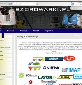 Szorowarki.pl – Reinigungsmaschinen polnischer Online-Shop