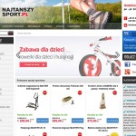 Shop NajtanszySport.pl polnischer Online-Shop Sport & Freizeit,
