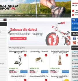 Shop NajtanszySport.pl polnischer Online-Shop Sport & Freizeit,