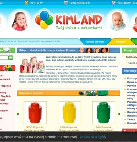 Kimland Spielzeugladen polnischer Online-Shop