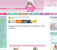 Baby Treasure Trove store britischer Online-Shop für Geschenke, Artikel für Kinder,