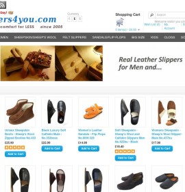 Leather Slippers store britischer Online-Shop für Bekleidung & Schuhe, Geschenke,