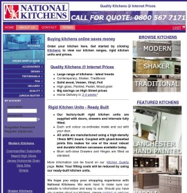 National Kitchens store britischer Online-Shop für Haus und Garten, Werkzeuge und Heimwerken,