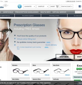 glasses2you.com store britischer Online-Shop für Gesundheit,