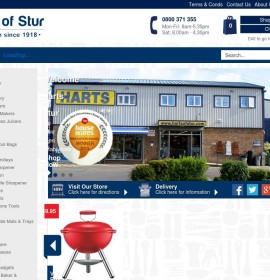 Harts Of Stur store britischer Online-Shop für Haus und Garten,