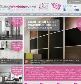 Sliding Wardrobe World store britischer Online-Shop für Haus und Garten,