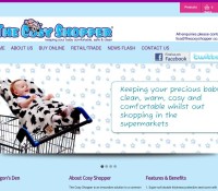 www.thecosyshopper.co.uk store britischer Online-Shop für Artikel für Kinder, Geschenke,