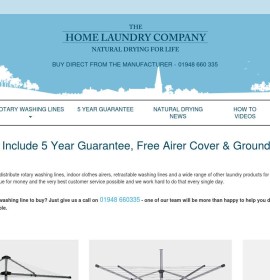 The Home Laundry Company store britischer Online-Shop für Haus und Garten,