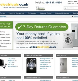 Eldon Electricals store britischer Online-Shop für Haus und Garten,
