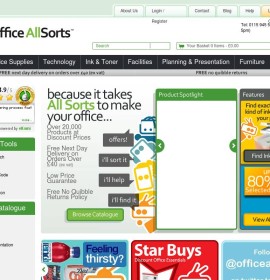 Office Allsorts store britischer Online-Shop für Schreibwaren,
