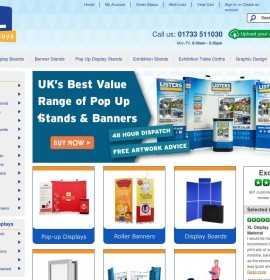 XL Displays store britischer Online-Shop für Schreibwaren,