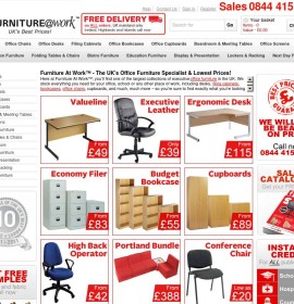 Furniture@Work store britischer Online-Shop für Haus und Garten, Schreibwaren, Möbel,
