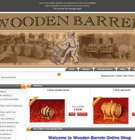 Woodenbarrel.co.uk store britischer Online-Shop für Lebensmittel,