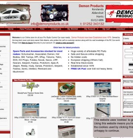 Demon RC Power Products store britischer Online-Shop für