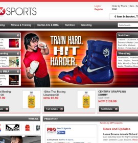 Pro-X Sports store britischer Online-Shop für Sport & Freizeit,