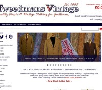 Tweedmans Vintage store britischer Online-Shop für Bekleidung & Schuhe, Sport & Freizeit,