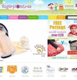 Sugar-Plum Tree store britischer Online-Shop für Bekleidung & Schuhe, Artikel für Kinder,