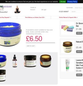 Naturesense store britischer Online-Shop für Gesundheit,