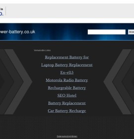 Power Battery store britischer Online-Shop für