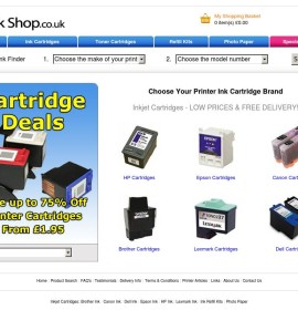 Ink Shop store britischer Online-Shop für