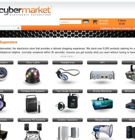 Cybermarket store britischer Online-Shop für