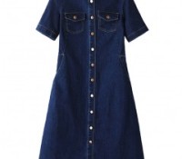 Preppy Style Hip-wrapped Denim Dress – Chicnova – Damen-Bekleidung – Kleider – ,