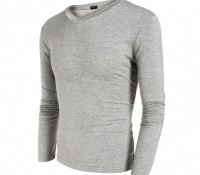 COOFANDY Men Long Sleeve V-Neck Stretch Pure Color Stretch Slim Basic Casual Tops T-shirt – Cndirect – Herren-Bekleidung – Tops & Shirts – T-Shirts,