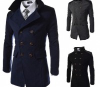 2015 Stylish Men's Slim Personalized Pocket Double-breasted Winter Long Jacket Overcoat Trench Coat – Cndirect – Herren-Bekleidung – Jacken & Mäntel – Mäntel, Herren-Bekleidung – Jacken & Mäntel – Jacken,