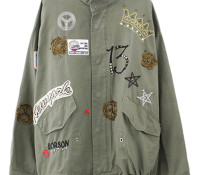 Choies – Green Crown And Letter Stud Embellished Drawstring Coat – Damen-Schmuck – Schmuck – Ringe, Damen-Bekleidung – Jacken & Mäntel – Mäntel,