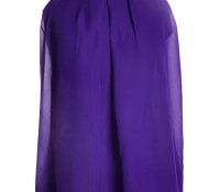 Choies – Purple Halter Bow Tie Back Ruched Layered Vest – Damen-Bekleidung – Jacken & Mäntel – Westen,