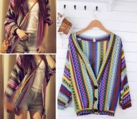 Cndirect – Women Knit Sweater Boho Ethnic Cardigan Tops Colorful Weave Coat – Damen-Bekleidung – Pullover & Strickjacken – Pullover & Sweater, Damen-Bekleidung – Jacken & Mäntel – Mäntel, Damen-Bekleidung – Pullover & Strickjacken – Strickjacken,