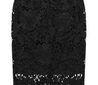 Chic Floral Lace Print Elastic Waist Midi Skirt – OASAP – Damen-Bekleidung – Röcke – ,