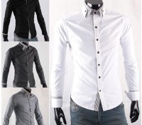 Men Long Sleeve Slim Shirts – Cndirect –