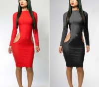 Cndirect – Hollow Waist Sexy Women Dresses – Damen-Bekleidung – Kleider – ,