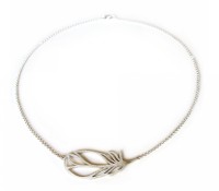 Necklace – Plume – sterling silver – Carnet de Mode – Damen-Schmuck – Schmuck – Ketten,