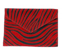 case – Red Zebra striped suede – Carnet de Mode – Damen-Bekleidung – Unterwäsche & Dessous – BHs,