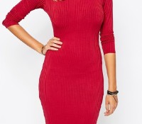 Cozy Ribbed Knit Turtleneck Bodycon Mini Sweater Dress – OASAP – Damen-Bekleidung – Kleider – , Damen-Bekleidung – Pullover & Strickjacken – Pullover & Sweater,