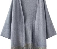 Solid Fringe Hem Knit Cardigan – OASAP – Damen-Bekleidung – Pullover & Strickjacken – Strickjacken, Damen-Schmuck – Schmuck – Ringe,