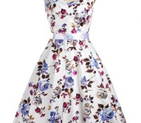 Multi Floral Printing Halter A-line Dress – OASAP – Damen-Bekleidung – Kleider – ,