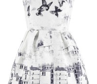 Vintage Butterfly Printing A-line Dress – OASAP – Damen-Bekleidung – Kleider – ,