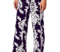 Vintage Floral Print Loose Fit Yoga Pants – OASAP –