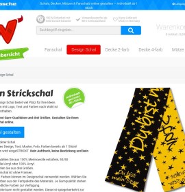 Wildemasche – deutscher Selbst-Design-Fanschal-Onlineshop