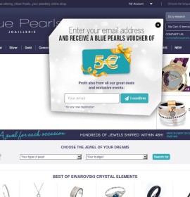 BluePearls – französischer Schmuck-Online-Shop