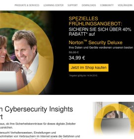 Norton Internet Security – amerikanischer Antivirus-Software-Online-Shop