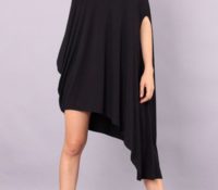 Black Oblique Neck Sleeveless Asymmetrical Dress – OASAP – Damen-Bekleidung – Kleider – ,